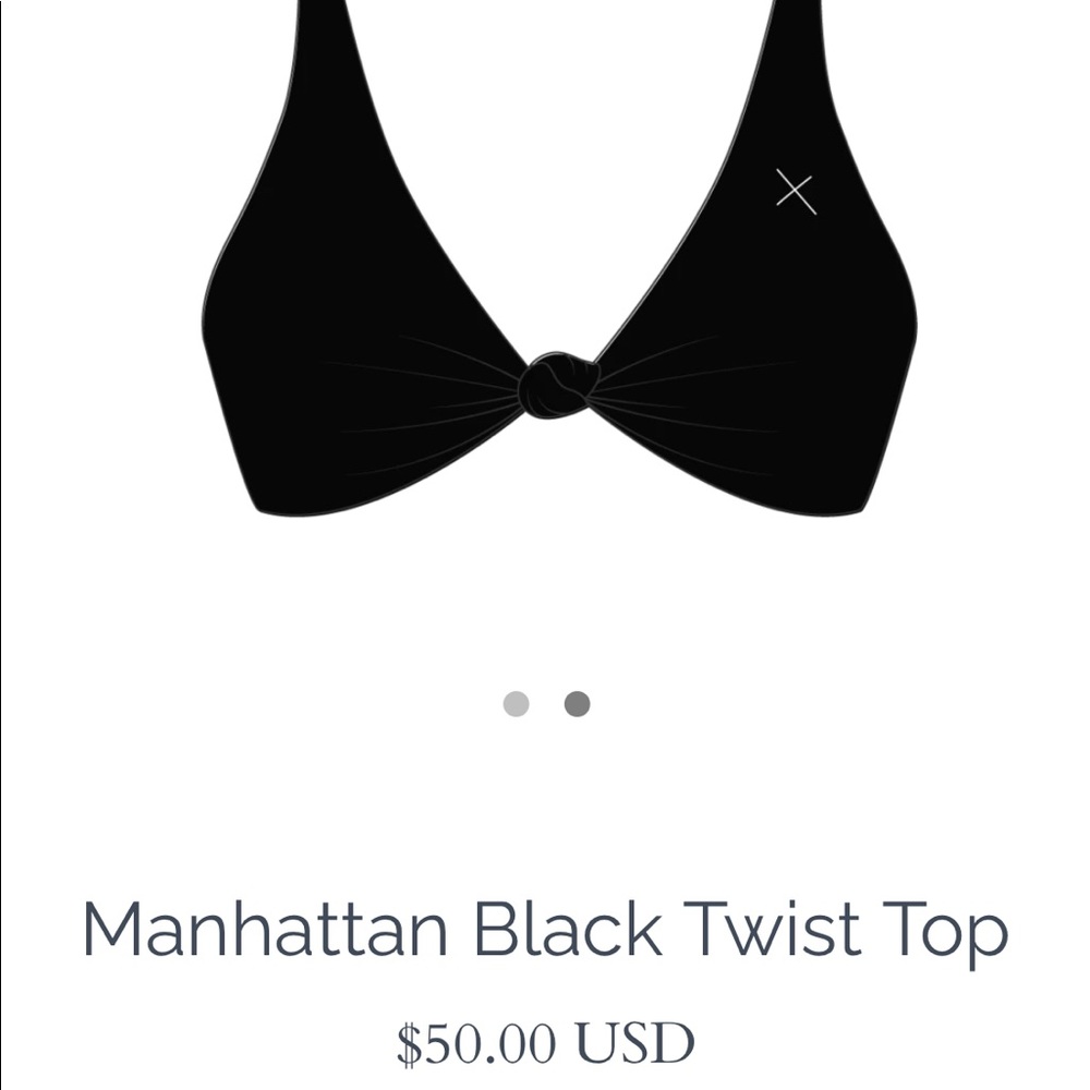 Boutine LA Black Twist Top